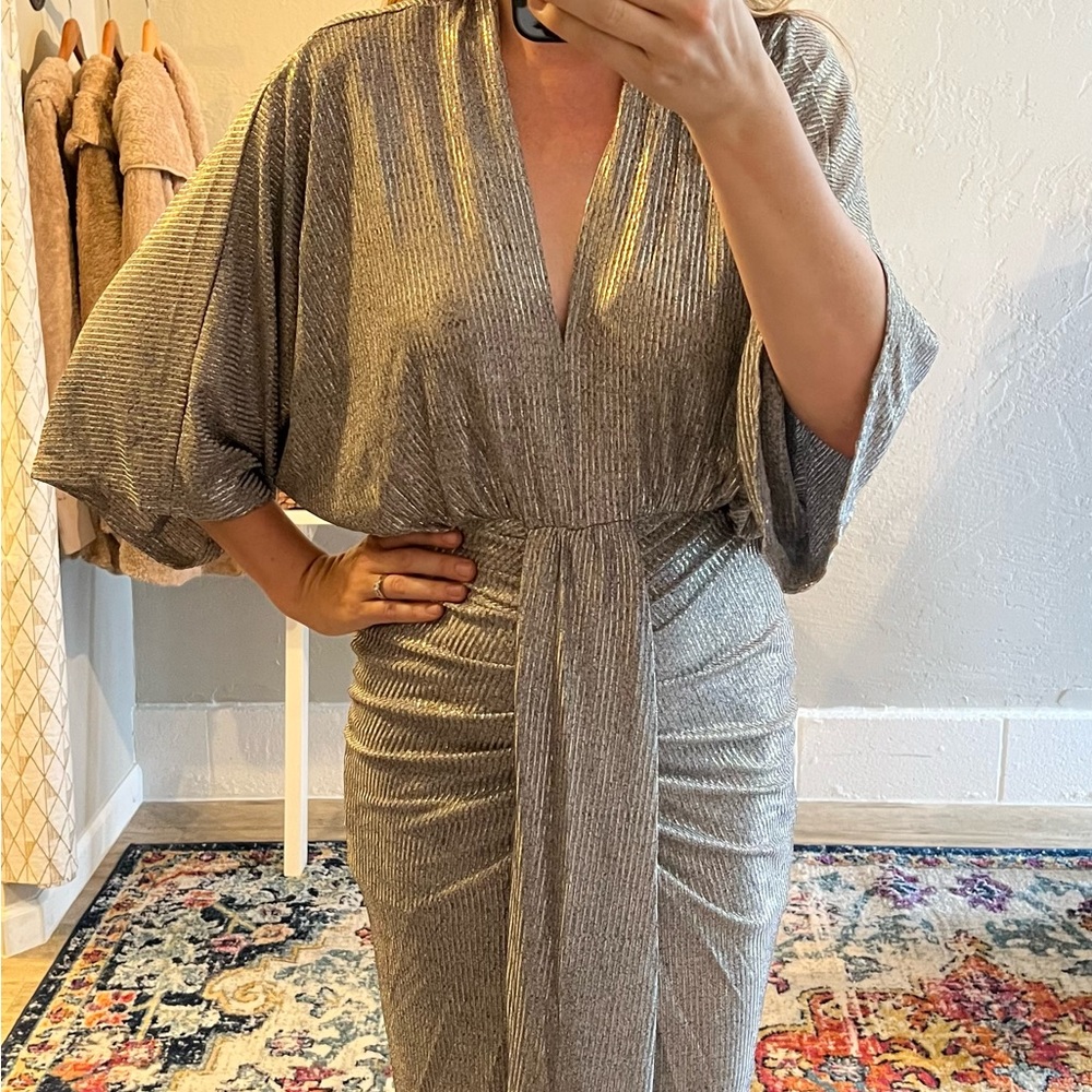 Dress Forum Ruched Midi Dress Holiday Dress
